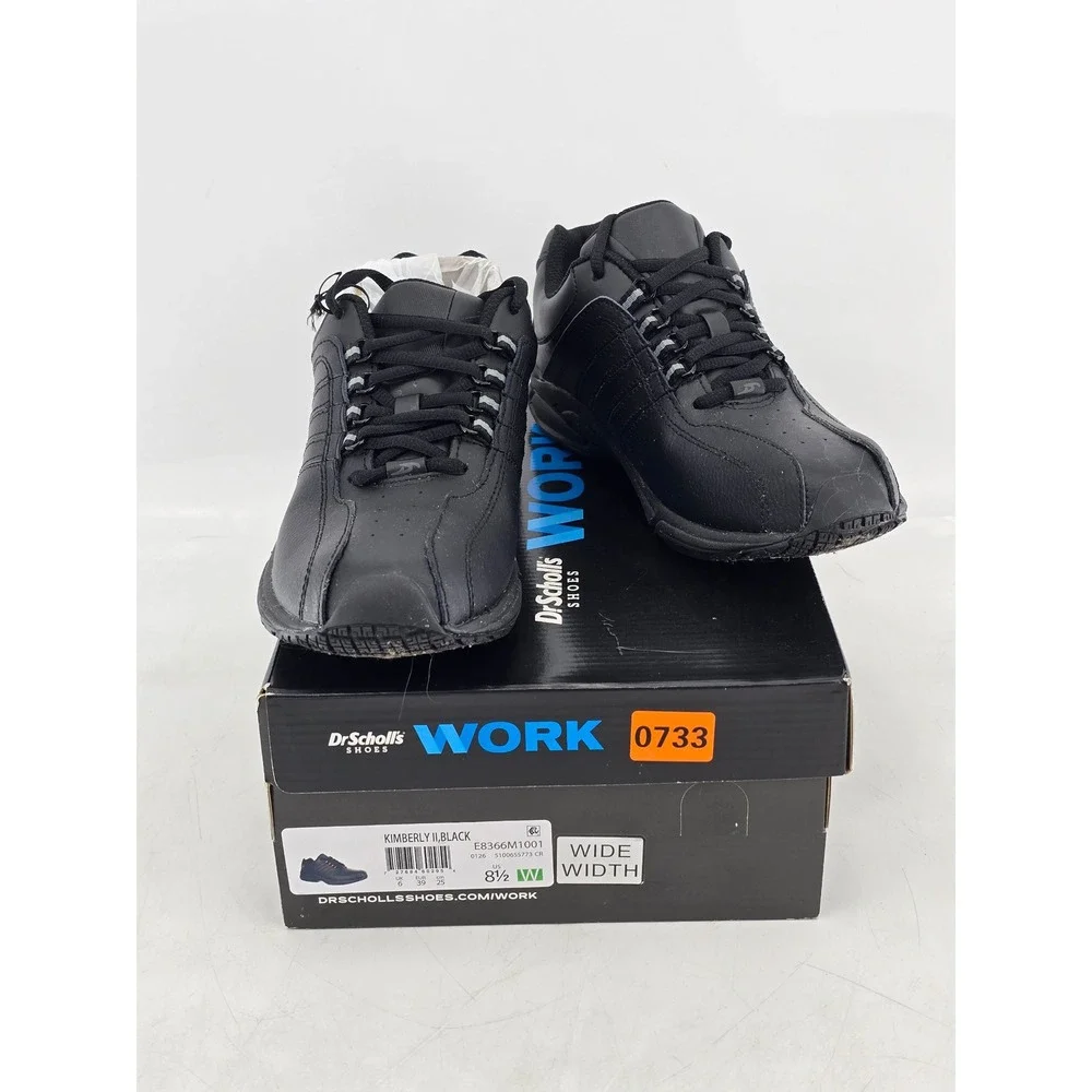 Dr. Scholl's Kimberly II Work Shoes Womens 8.5W Black Slip Resistant - Excellent